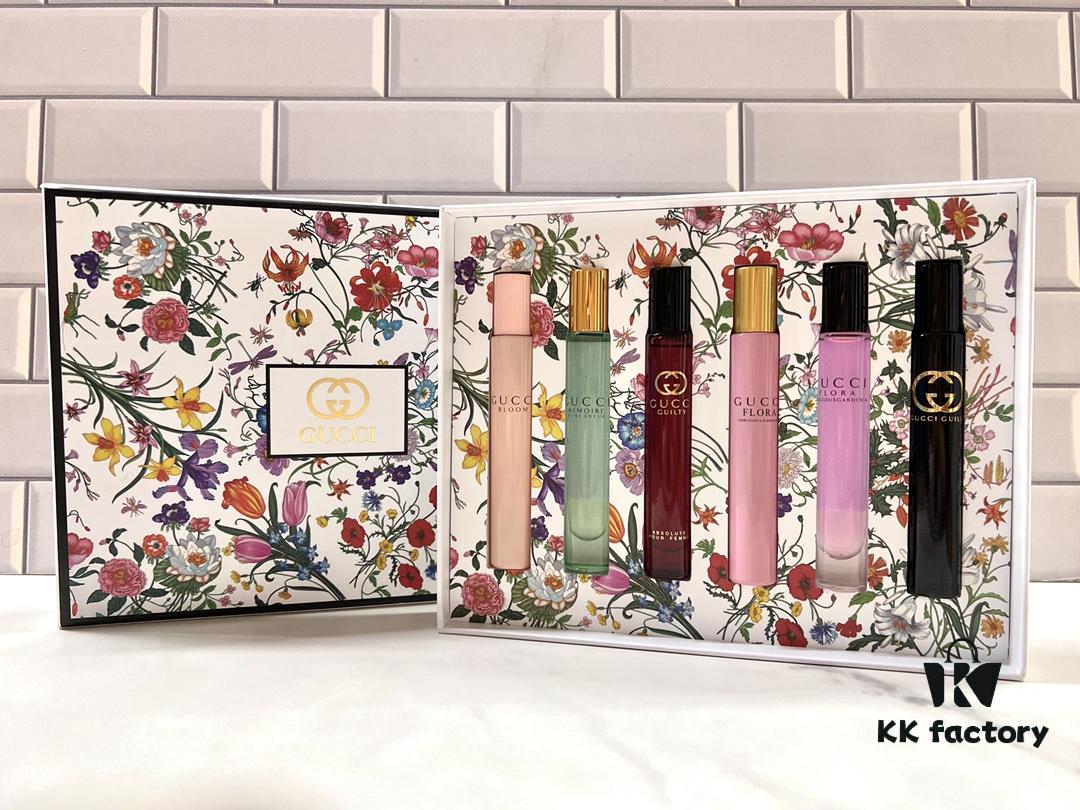 6931f5573a89a121ed54706a Free Shipping Gucci Rollerball 7.4ML Six-Piece Set with Gift Bag