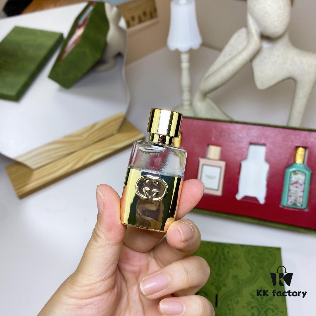 6931f5593a89a121ed54707f Free Shipping Gucci Bloom Perfume Sample Set 5ml Four-piece Set with Real Photos In Stock