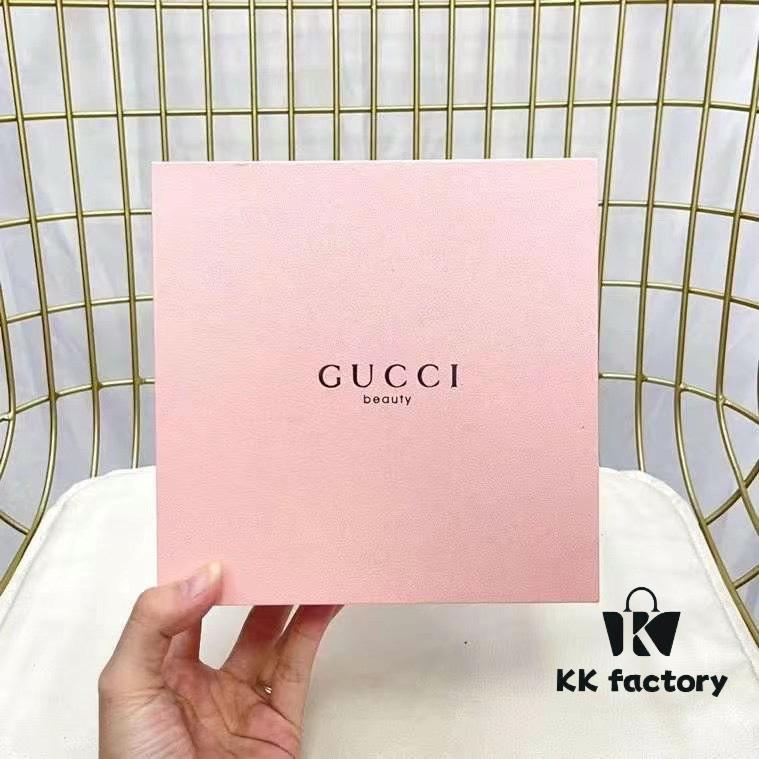 6931f55a3a89a121ed547088 Gucci Lipstick Perfume Set of Three: Gucci Bloom Perfume + Gucci Floral 25 Lipstick + Gucci Comb