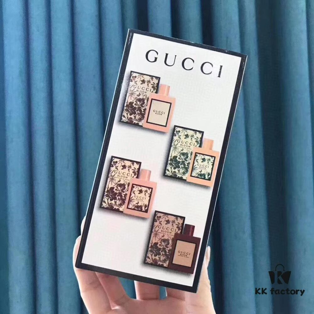 6931f55b3a89a121ed54708e Gucci Flora Perfume Sample Set 5ml Four-Piece! Includes: Red, Green, Black, and Red Flora 5ml × 4