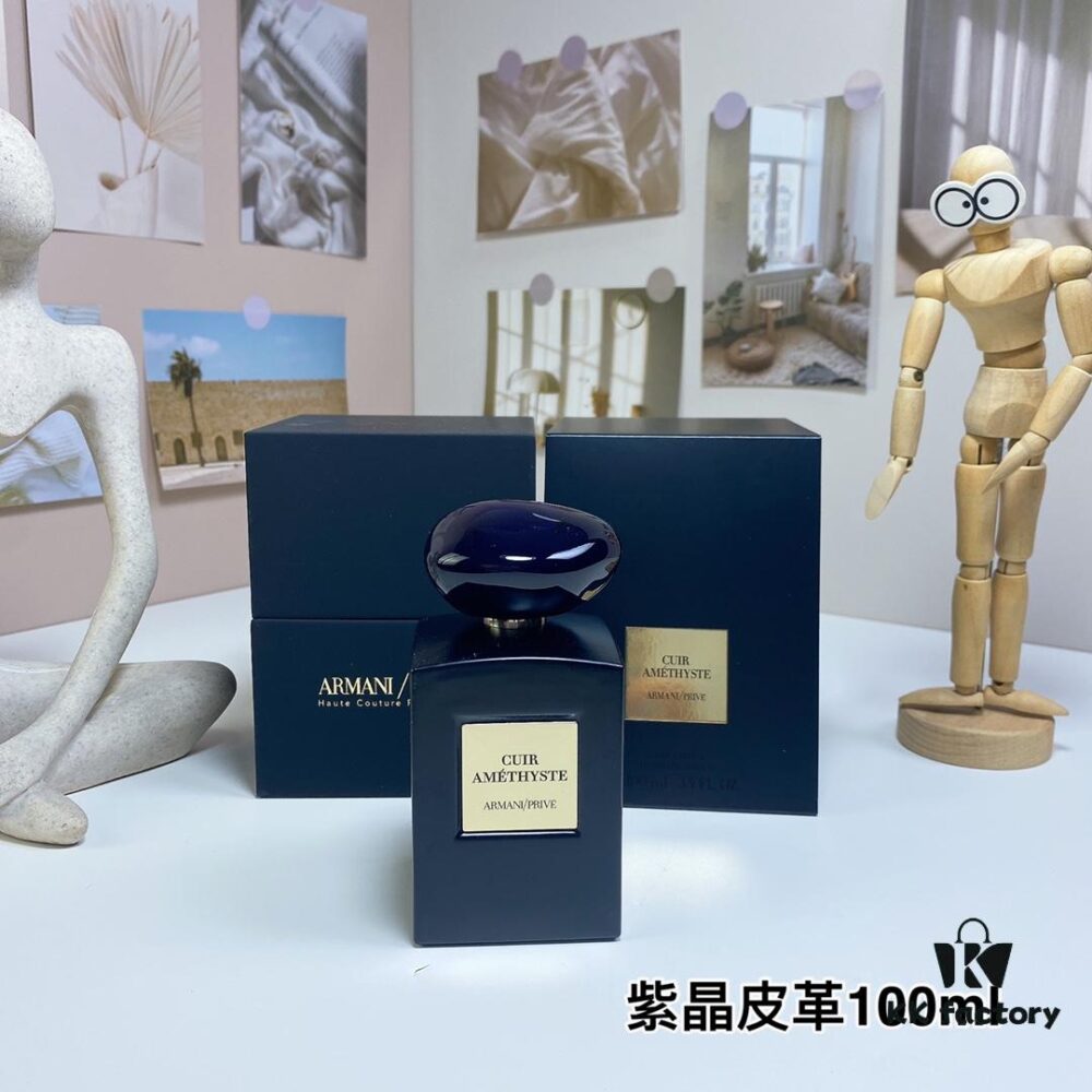 6931f5683a89a121ed54711a Free Shipping Violet Crystal Leather 100ml Armani Haute Couture Collection - Giorgio Armani Cuir Amethyste, 2005