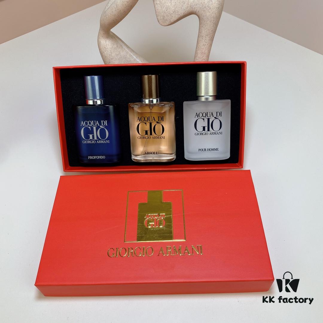 6931f5693a89a121ed54712c Free Shipping Armani Acqua di Giò Homme Mini Set Four-Piece Kit 30ml×4 with Spray Heads, Includes: Acqua di Gio Pour Homme Classic, Intense, Deep Blue, and Black Edition