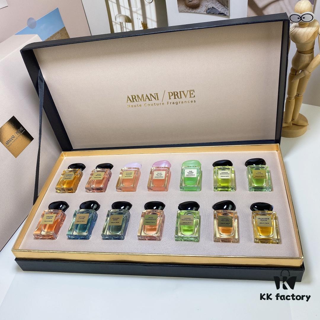6931f56a3a89a121ed547135 Free Shipping Q-Format Armani Haute Couture Perfume Collection 14-Piece Set with Retail Tote Bag