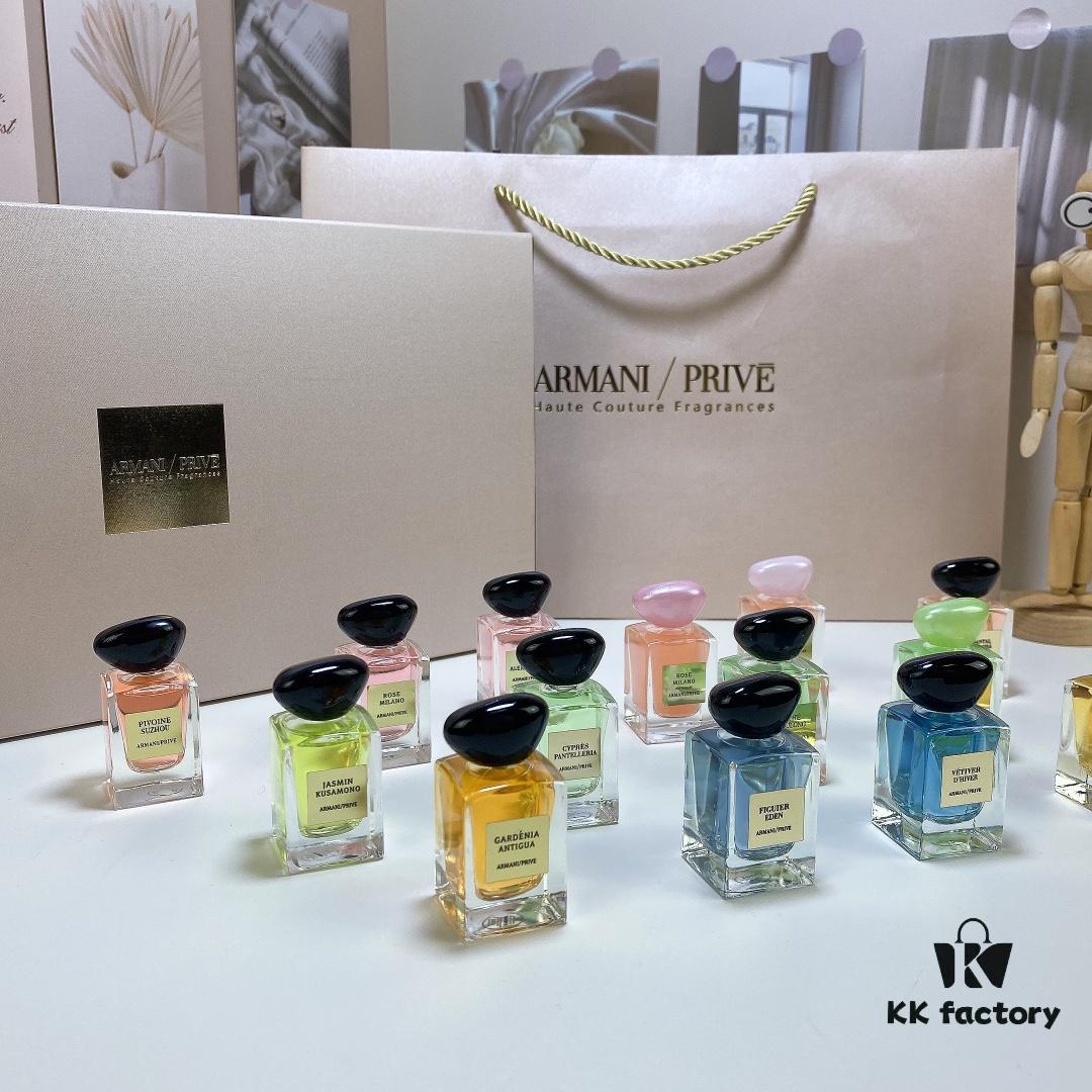 6931f56a3a89a121ed547138 Free Shipping Q-Format Armani Haute Couture Perfume Collection 14-Piece Set with Retail Tote Bag