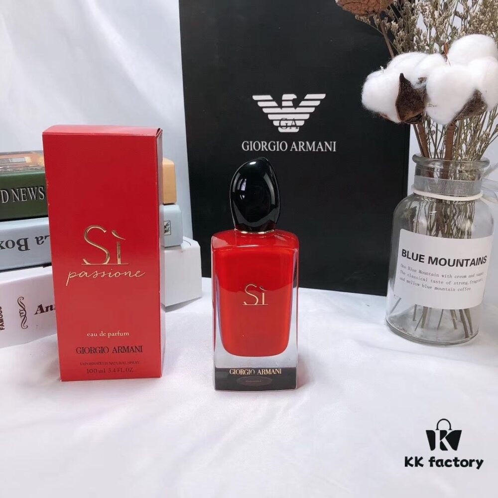 6931f56b3a89a121ed547145 Free Shipping Armani Si Passione Red Limited Edition Perfume 2018 New EDP Intense Fragrance 100ml