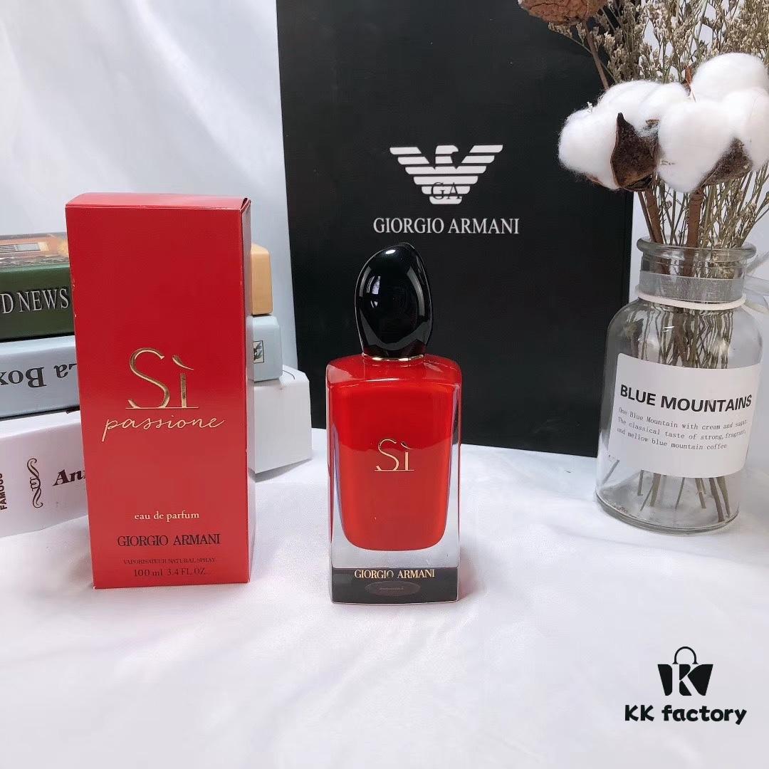 6931f56b3a89a121ed547145 Free Shipping Armani Si Passione Red Limited Edition Perfume 2018 New EDP Intense Fragrance 100ml