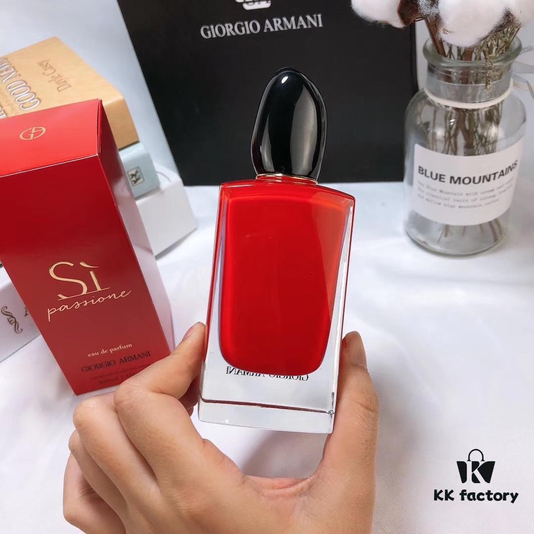 6931f56b3a89a121ed547148 Free Shipping Armani Si Passione Red Limited Edition Perfume 2018 New EDP Intense Fragrance 100ml