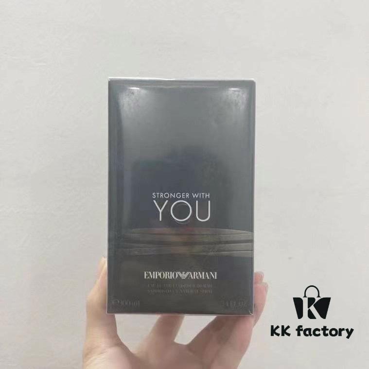 Armani Stronger With You EDT Men's Eau de Toilette 100ml, Armani Because It's You EDP Women's Perfume 100ml