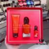 6931f5713a89a121ed547197 Giorgio Armani Fragranced Shower Set - Elegant Edition and Beloved Edition, each including 75ml body lotion, 50ml full-size perfume, and 7ml sample perfume