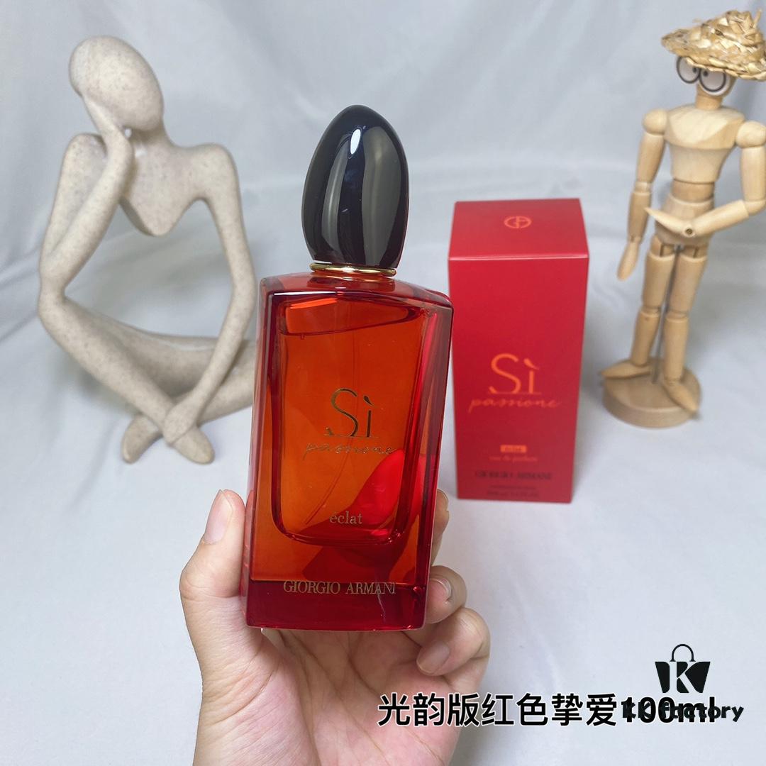 6931f5723a89a121ed5471af ARMANI Si Passione Eclat De Parfum Red Love Edition Women's Perfume 100ML 2022 New Arrival