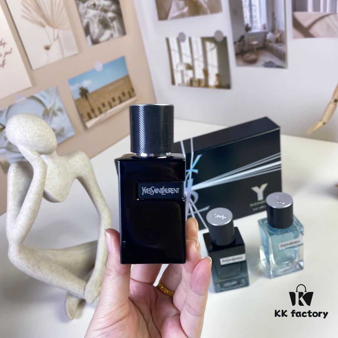 6931f5793a89a121ed547212 Yves Saint Laurent Black Box L'Homme Intense Mini Set 30ml x 3 with Spray Heads, Including: Black Bottle L'Homme Intense, Concentrated L'Homme Intense, and Light L'Homme Intense