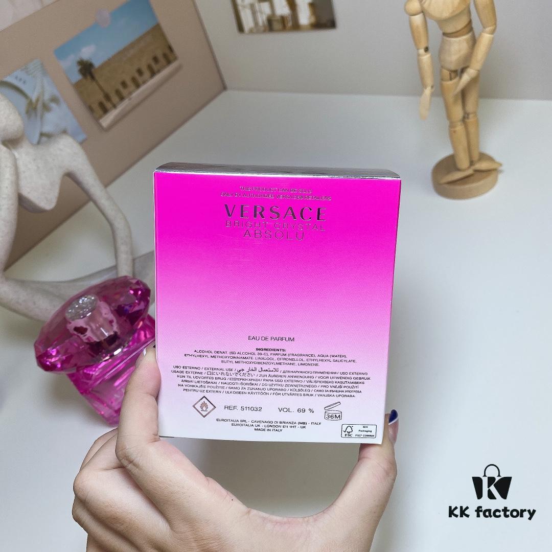 6931f58f3a89a121ed547319 Free Shipping Versace New Packaging Bright Crystal Absolu (Fragrance Crystal Essence) 90ml