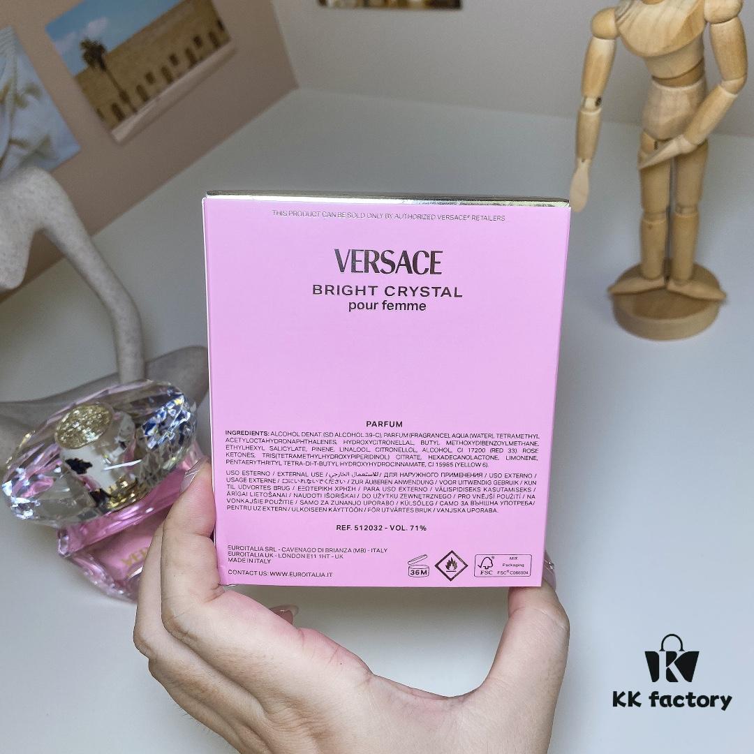 6931f5953a89a121ed547358 Free Shipping Versace Bright Crystal Elixir (Pink Crystal) Perfume for Women 90ml, 2024 Release