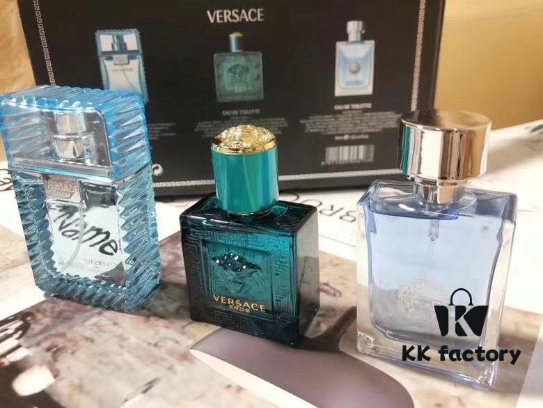6931f5953a89a121ed54735f Versace New Men's Perfume 3-Piece Set *30ml with Spray, Including Cloud Light Scent 30ml, Eros Men's Perfume 30ml, and Self-Titled Men's Perfume 30ml