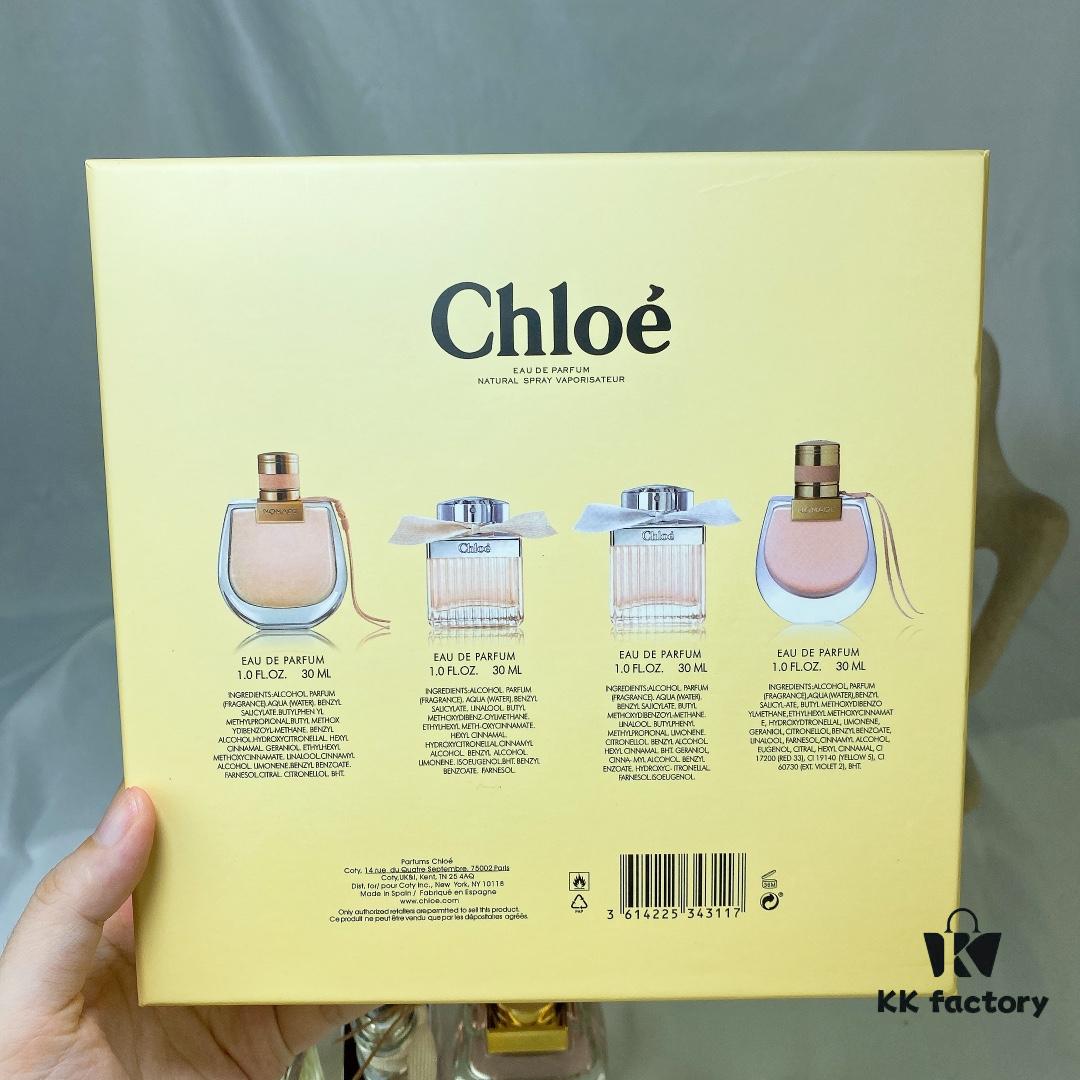 6931f5a33a89a121ed5473fb Chloé Perfume Mini Set of 4 Bottles 30ml Each with Spray Caps