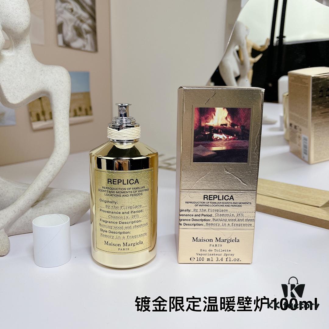 6931f5c33a89a121ed5475a5 Maison Margiela Gold-Plated Limited Edition By The Fireplace Perfume 100ml