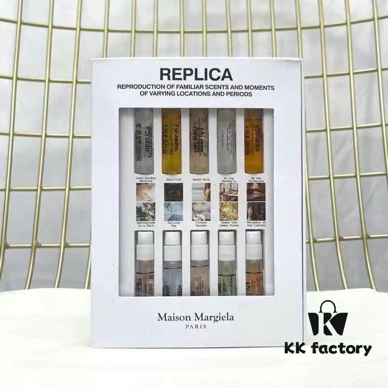 6931f5cb3a89a121ed547619 Maison Margiela Replica Perfume Sample Set: 5-piece 7ml, 5-piece 10ml, or 10-piece 1.5ml