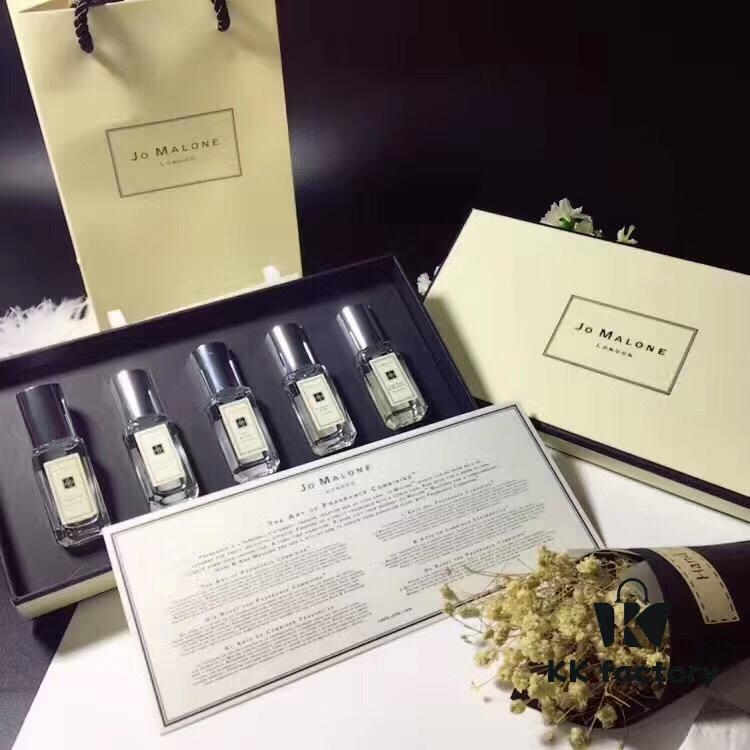 6931f5ef3a89a121ed5477f1 Authentic Retail Genuine Jo Malone Perfume Set of 5 Mini Bottles (Lime Basil & Mandarin + Orange Blossom + Bluebell + Blackberry & Bay + English Pear & Freesia) 9ml with 5 Spray Heads