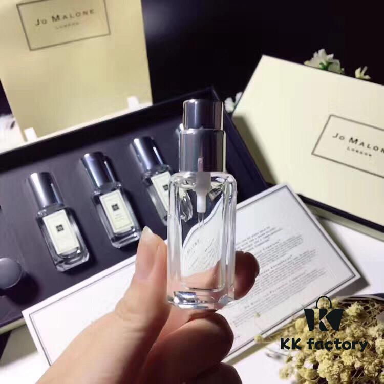 6931f5ef3a89a121ed5477f6 Authentic Retail Genuine Jo Malone Perfume Set of 5 Mini Bottles (Lime Basil & Mandarin + Orange Blossom + Bluebell + Blackberry & Bay + English Pear & Freesia) 9ml with 5 Spray Heads