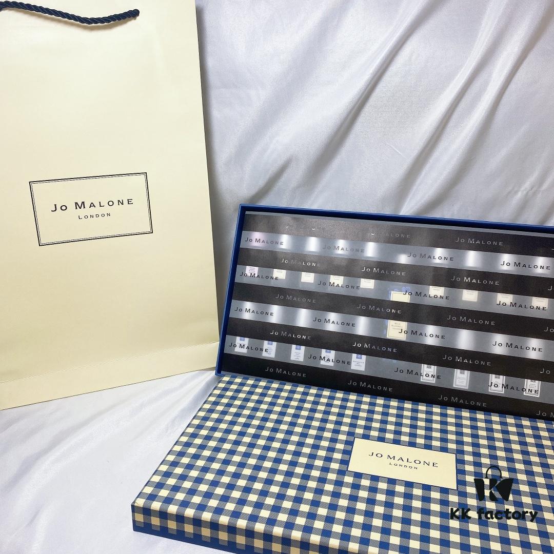 6931f5fa3a89a121ed547880 Jo Malone 21-Piece Limited Edition Blue Plaid Collection with Retail Shopping Bag
