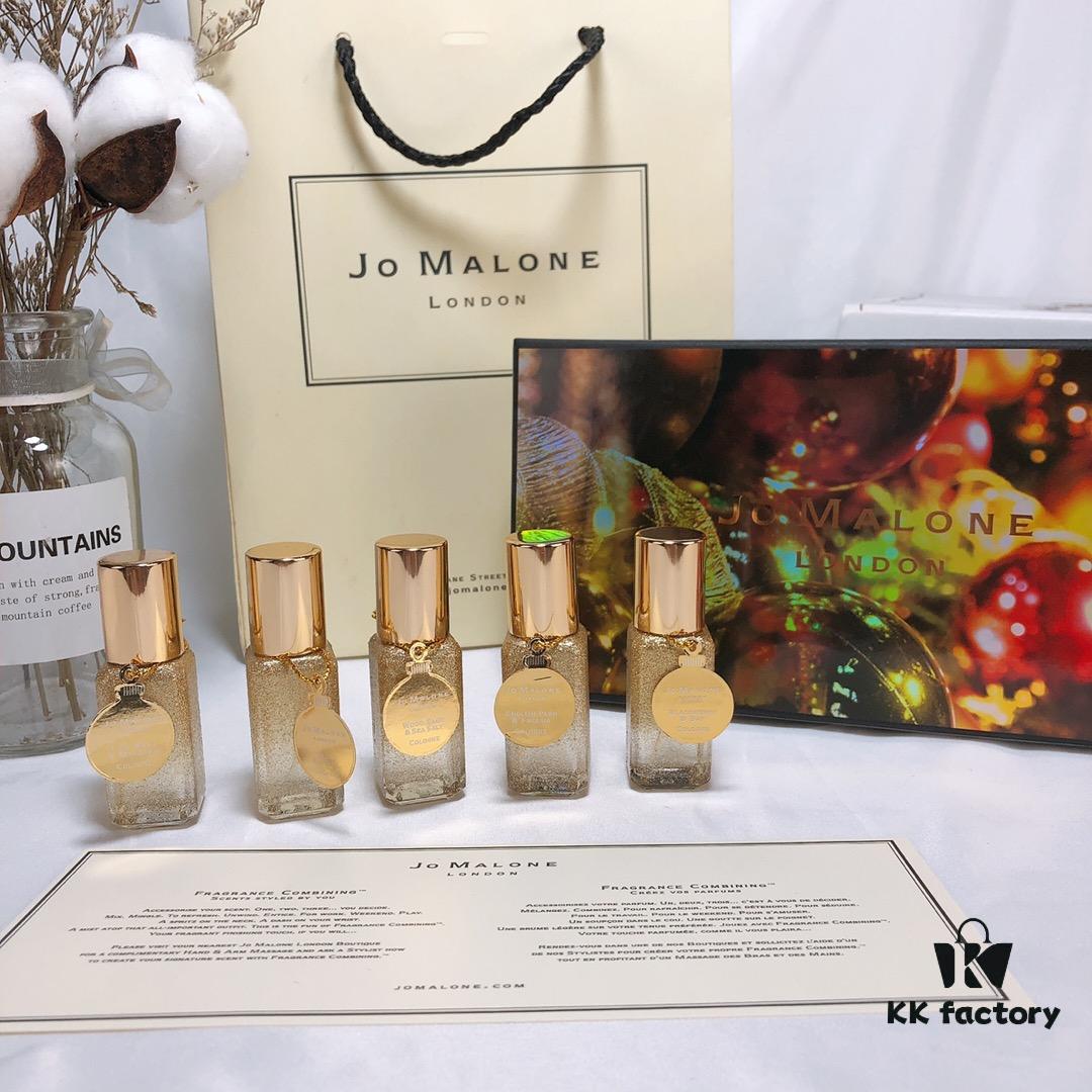 6931f5fd3a89a121ed5478af Jo Malone Counter New Christmas Edition Golden Set of 5 Fragrances 5×9ml