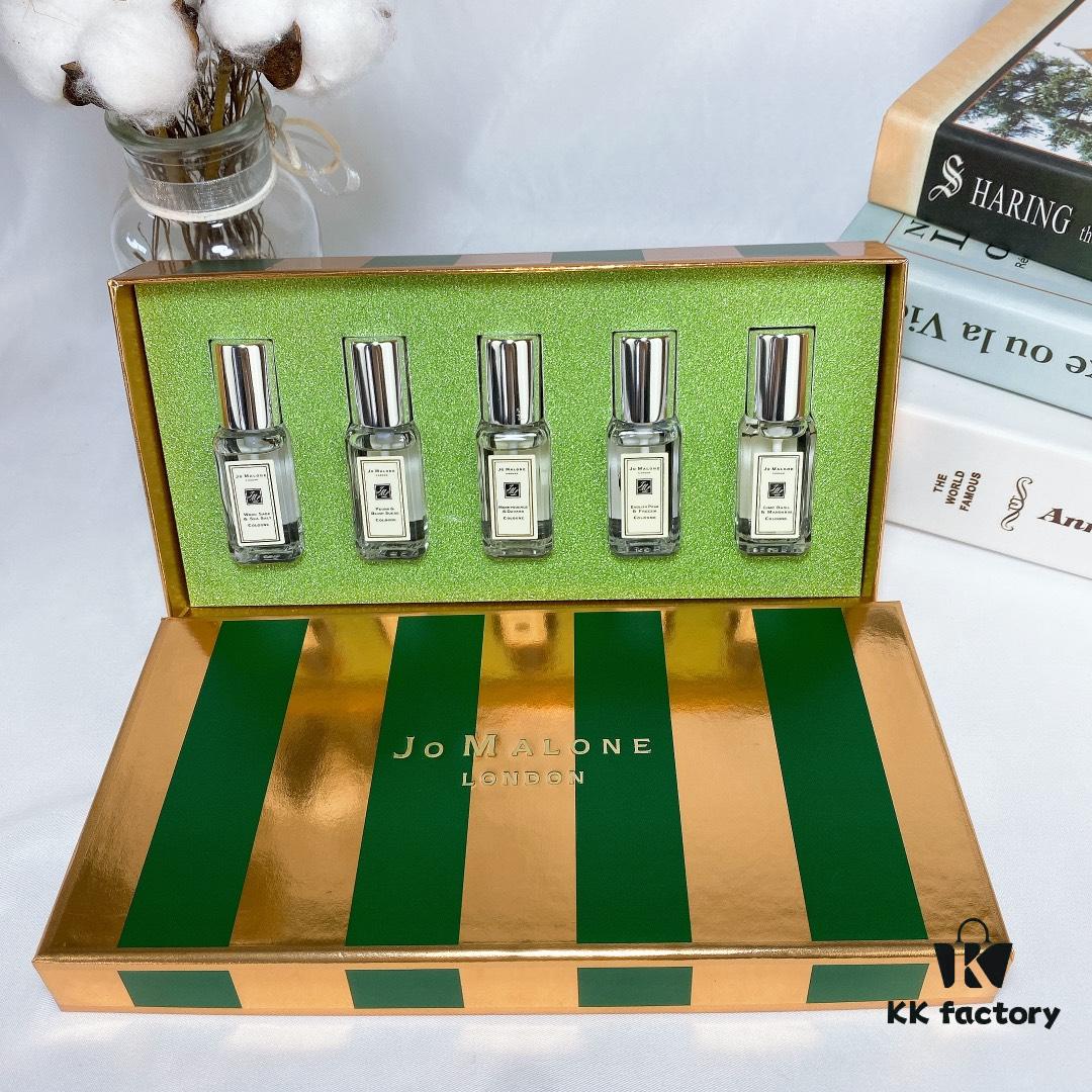 6931f5fd3a89a121ed5478b5 Authentic Counter Jo Malone Avocado Green Candy Set of Five, Q-Version Miniature Bottles 5×9ml, Includes Lime, English Pear, Honeysuckle, Peony, Sea Salt Scents, Hexagonal Spray Nozzles Match Official Version