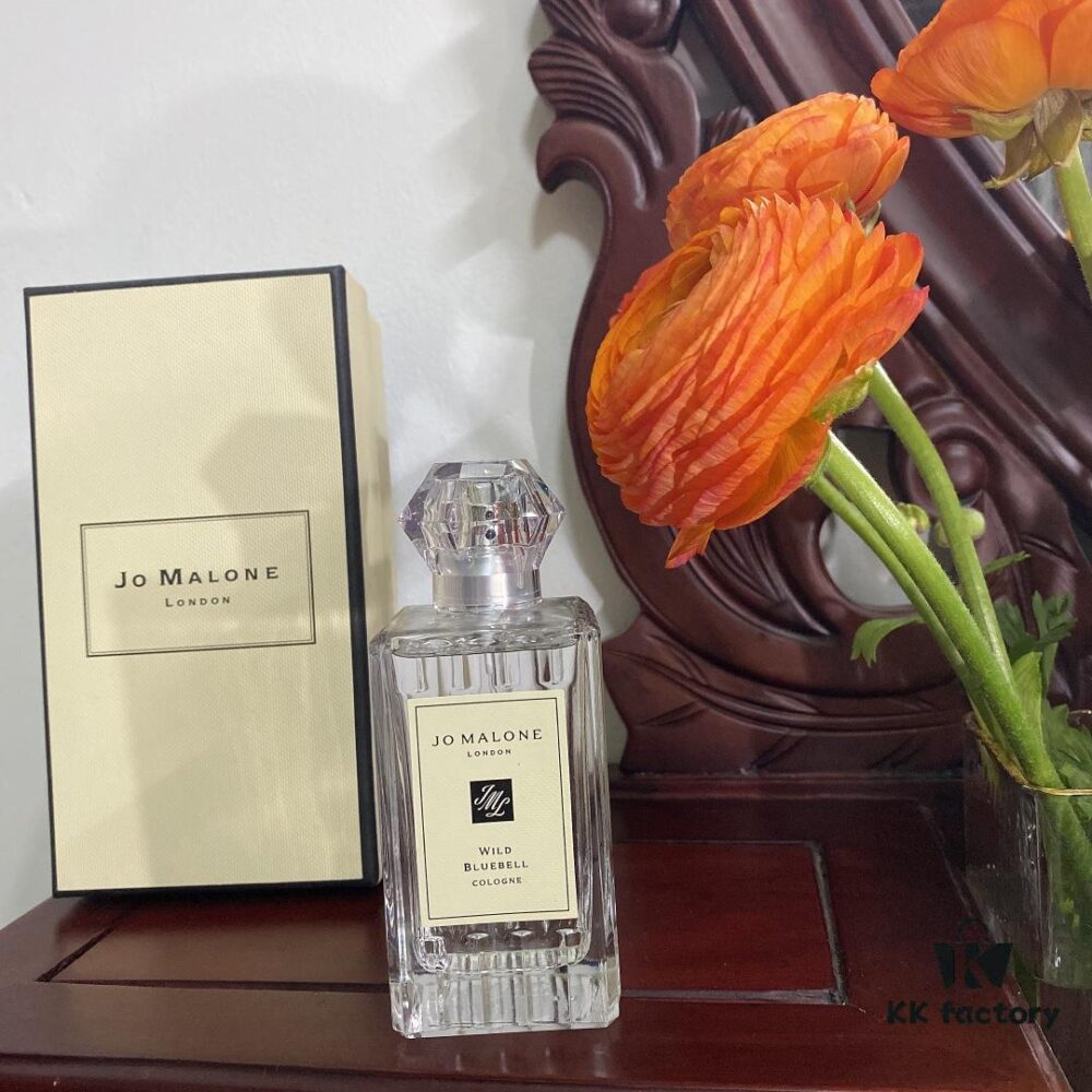 6931f5ff3a89a121ed5478c8 Blue Wind Bell Perfume 100ml, JoMalone 2020 Christmas Limited Edition Gemstone Bottle in Pleated Design with Gift Box Packaging