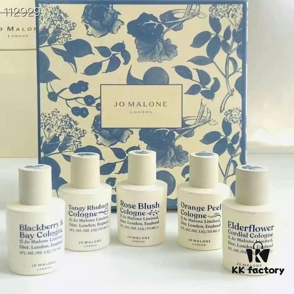 6931f60b3a89a121ed547970 Jo Malone Jam Collection Perfume Set! 30ml × 5 with spray nozzles. Includes: Elderflower, Blackberry & Bay, Red Roses, Rhubarb & Custard, Citrus Peel.