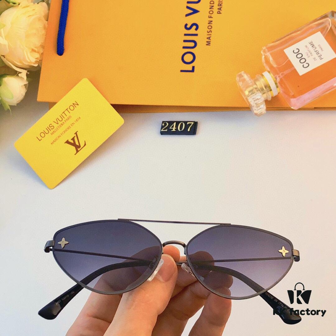 6931f63e3a89a121ed547c10 LV 2024 New Fashion Cat-Eye Sunglasses for Women, Stylish European and American Design, Cross-border Sunglasses