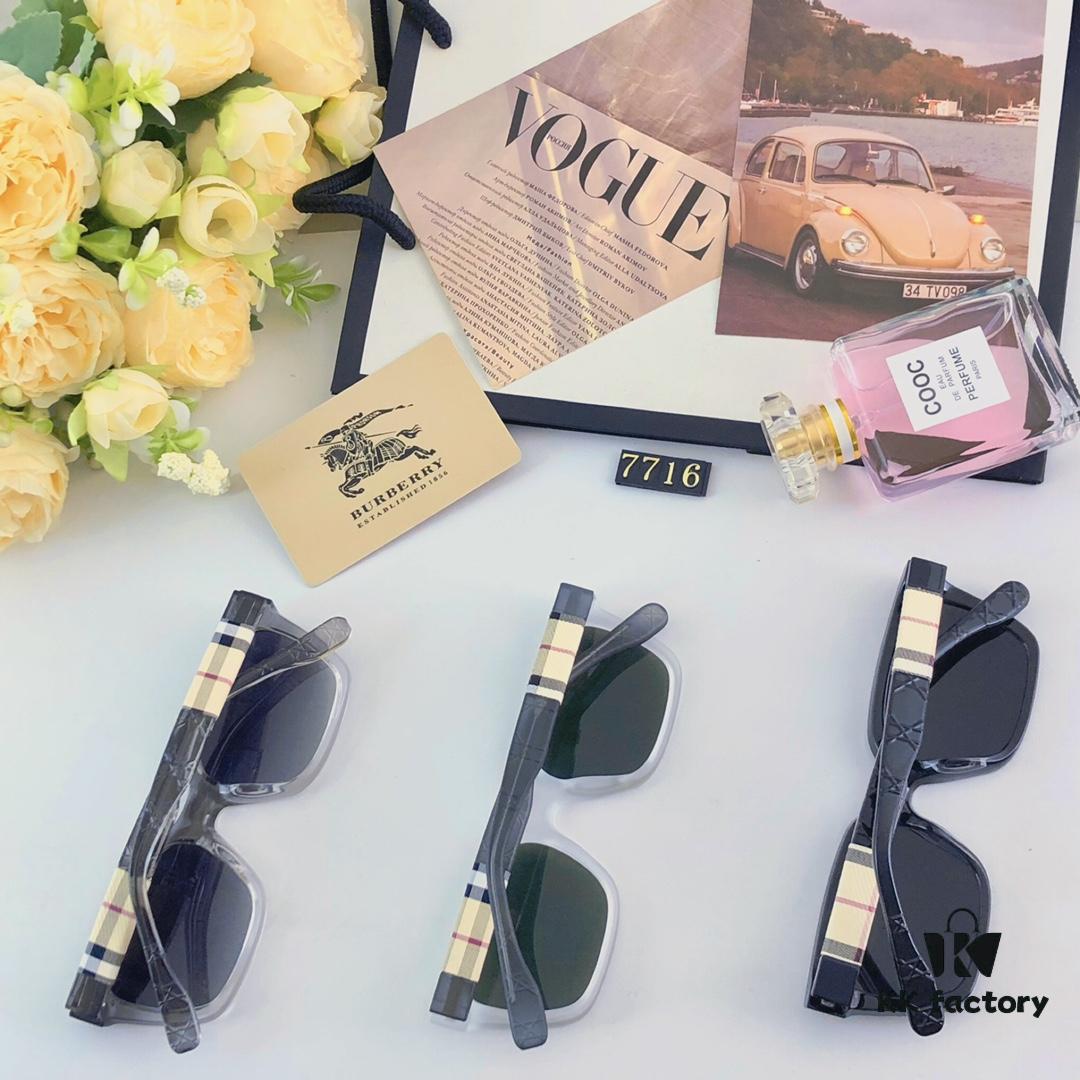 6931f6403a89a121ed547c2f Burberry Stylish and Elegant Check Pattern Sunglasses for Women and Men, UV Protection Travel Shades
