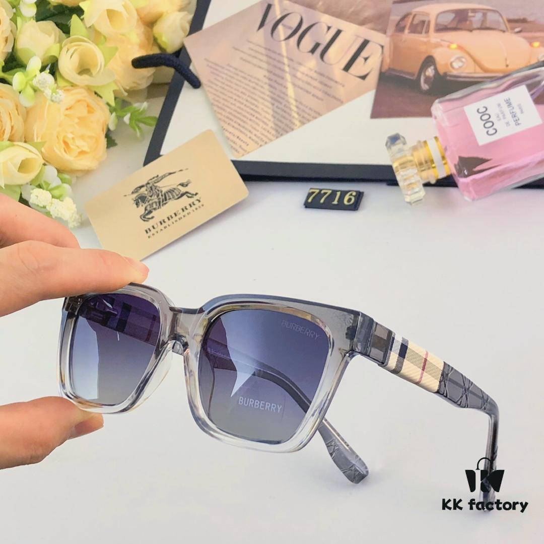 6931f6403a89a121ed547c32 Burberry Stylish and Elegant Check Pattern Sunglasses for Women and Men, UV Protection Travel Shades