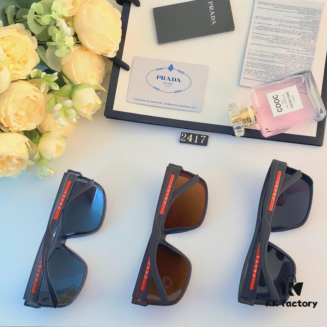 6931f6413a89a121ed547c41 Prada New European and American Fashion Sports Cycling Driving Sunglasses for Men, Windproof Shades, Trendy Unisex Eyewear