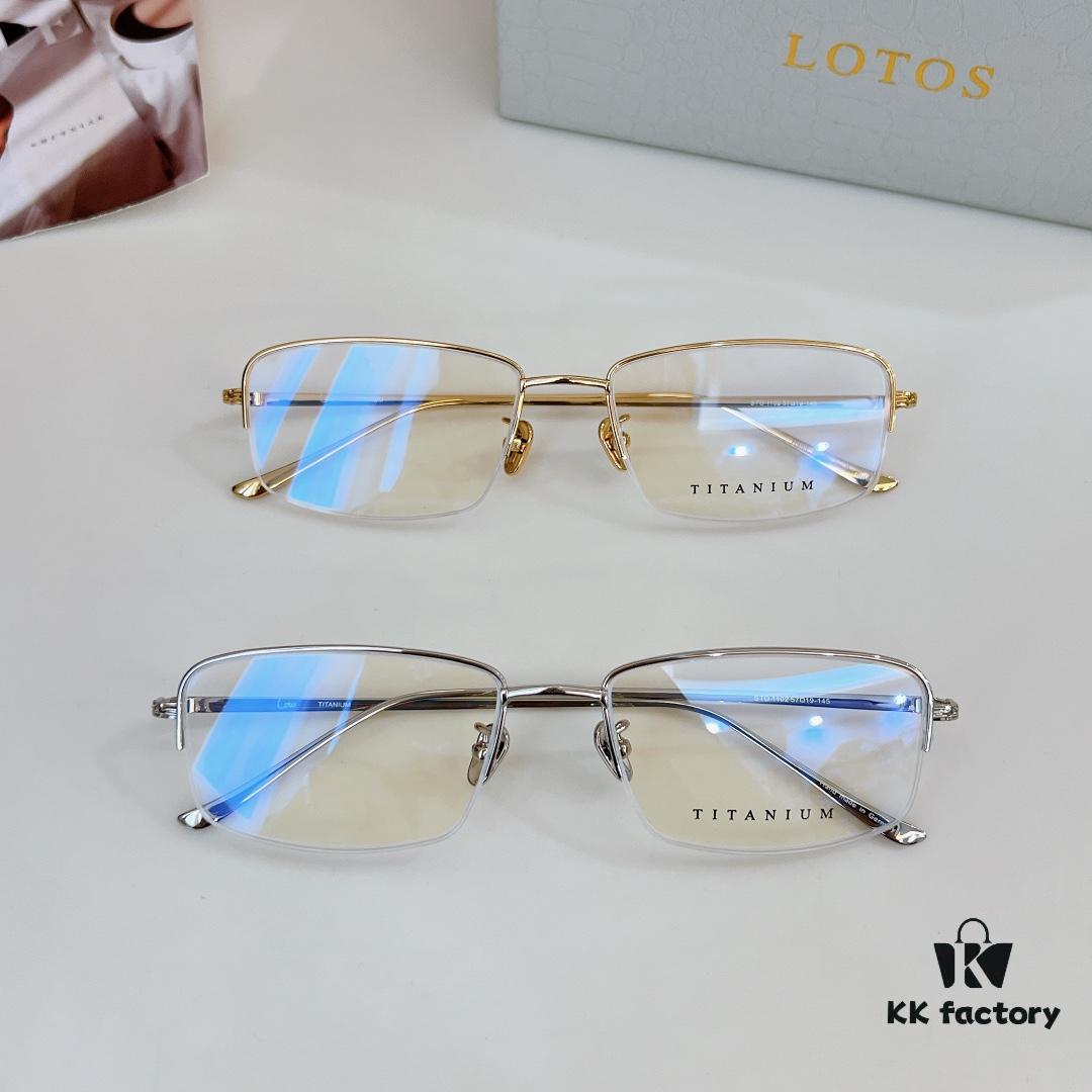 6931f6433a89a121ed547c64 140 Lotus STO1102 Titanium Square Prescription Eyeglasses Size: 57-19-145