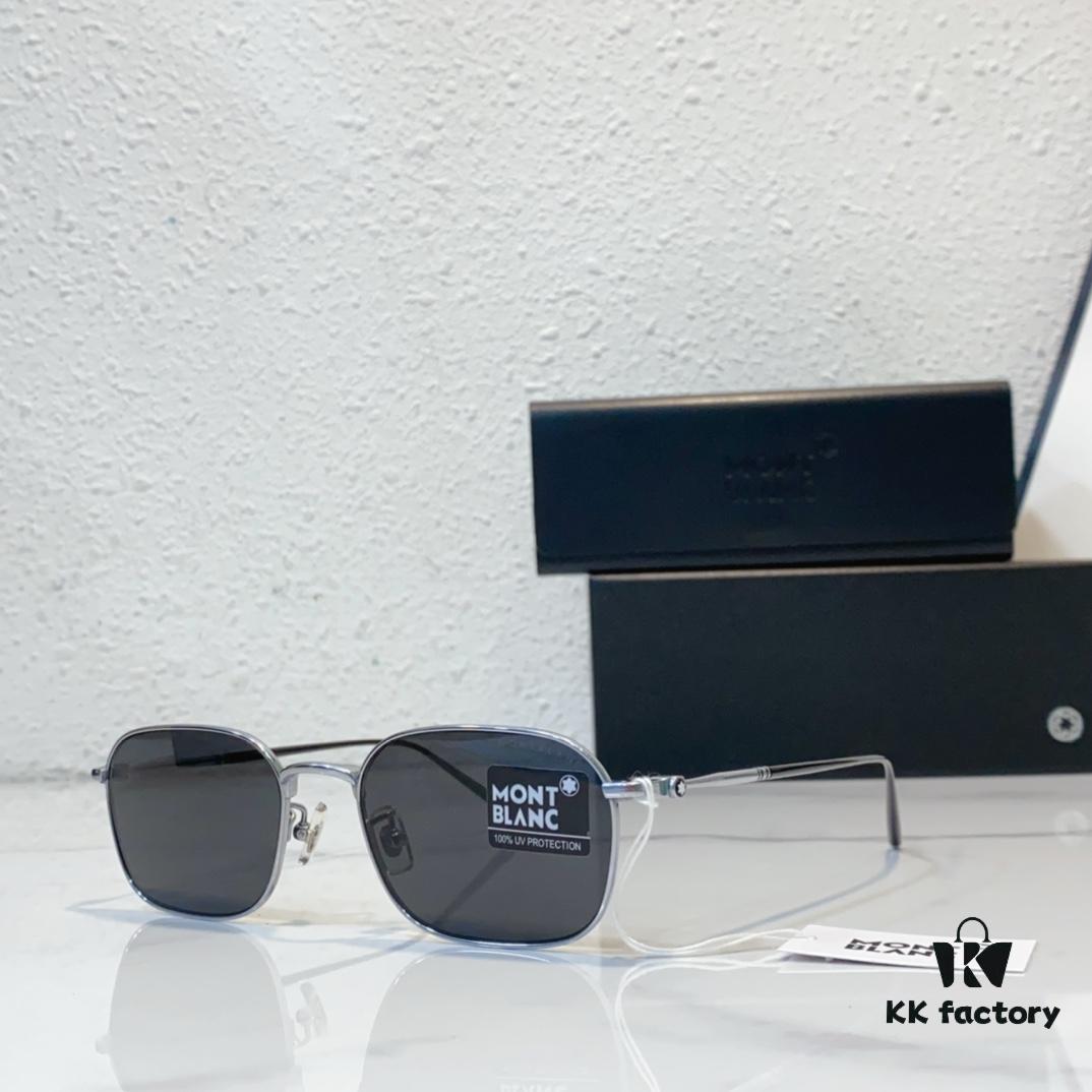 6931f64b3a89a121ed547cd1 160 TITANIUM Titanium Frame MONT BLANC MODEL: MB0414OA SIZE: 56-17-145 Sunglasses