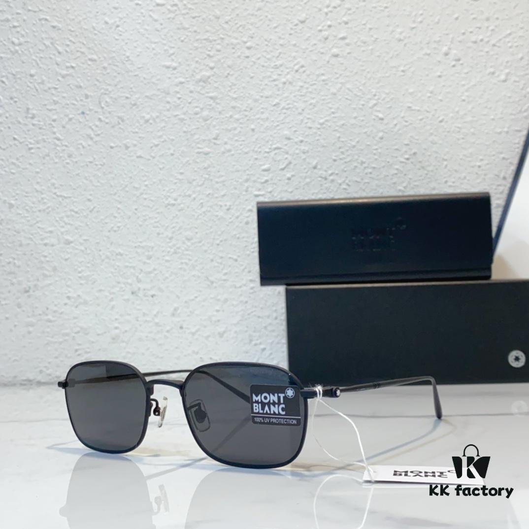 6931f64b3a89a121ed547cd5 160 TITANIUM Titanium Frame MONT BLANC MODEL: MB0414OA SIZE: 56-17-145 Sunglasses