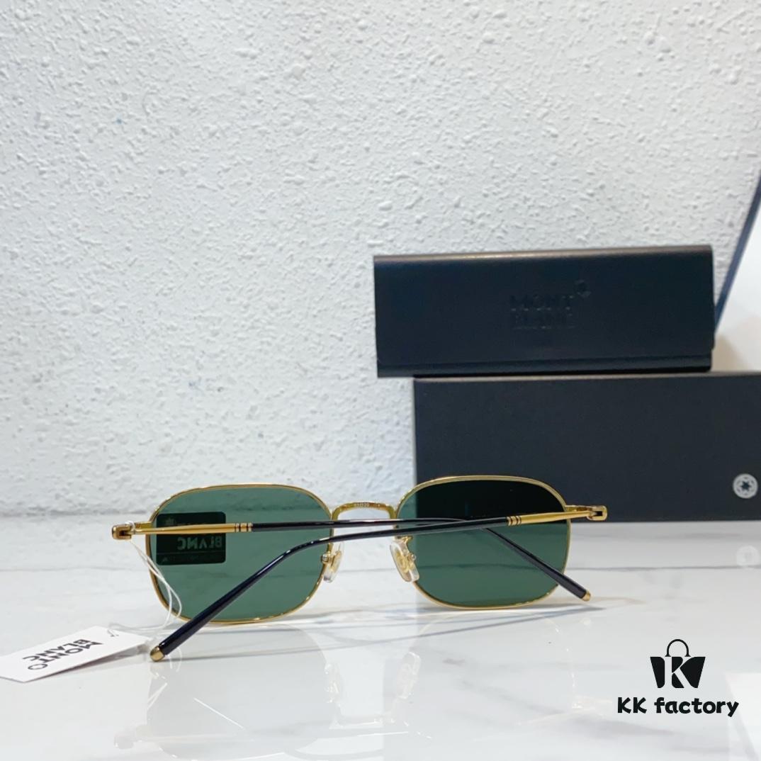 6931f64b3a89a121ed547cd8 160 TITANIUM Titanium Frame MONT BLANC MODEL: MB0414OA SIZE: 56-17-145 Sunglasses