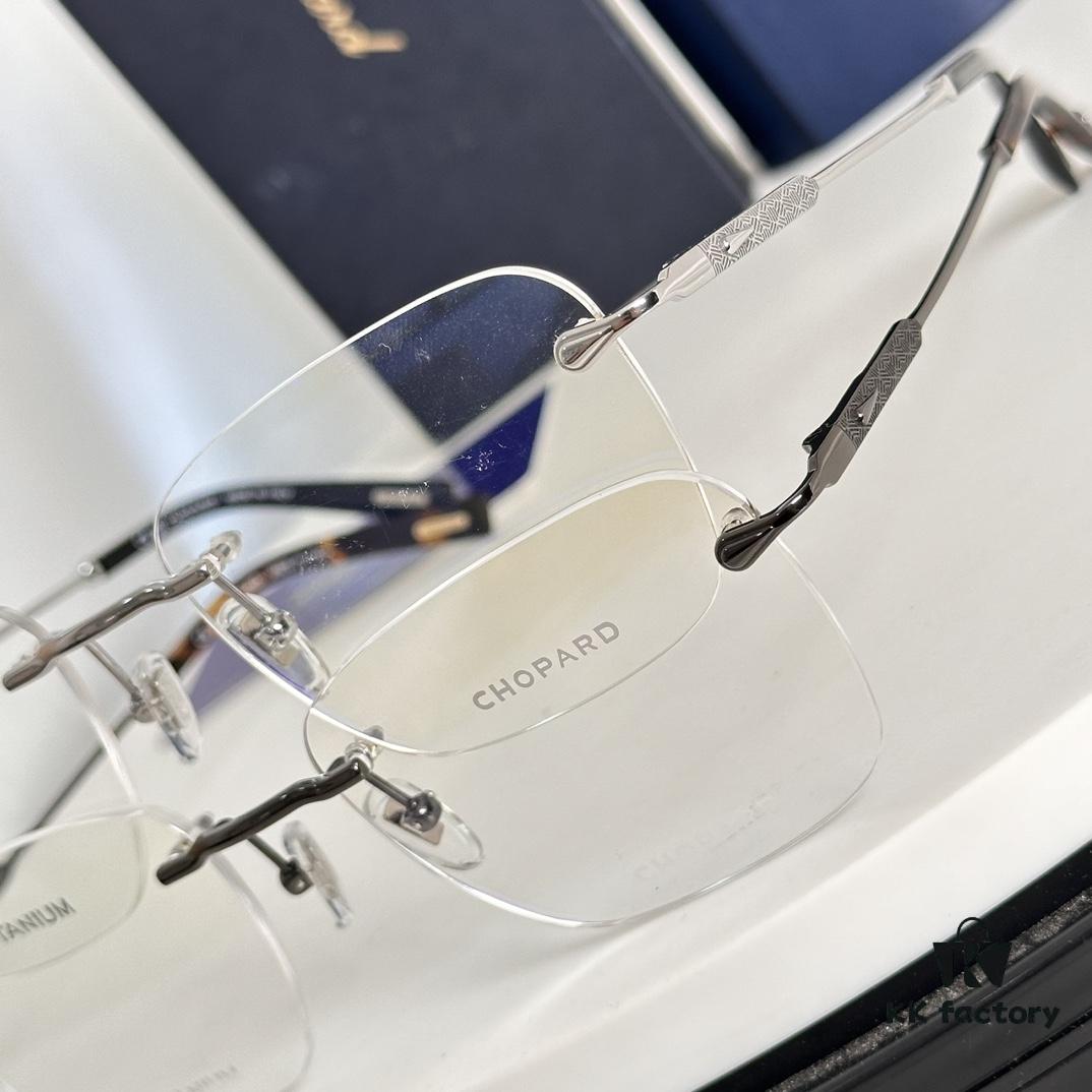 6931f64c3a89a121ed547ce7 Chopard Titanium High-Quality Optical Frame with IP Plating, Model: VCHG58, Size: 57□17-145