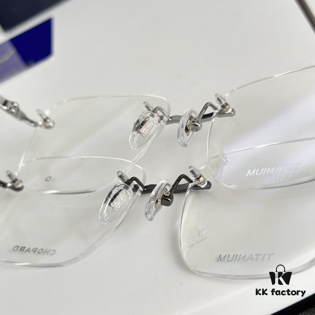 6931f64c3a89a121ed547ce8 Chopard Titanium High-Quality Optical Frame with IP Plating, Model: VCHG58, Size: 57□17-145