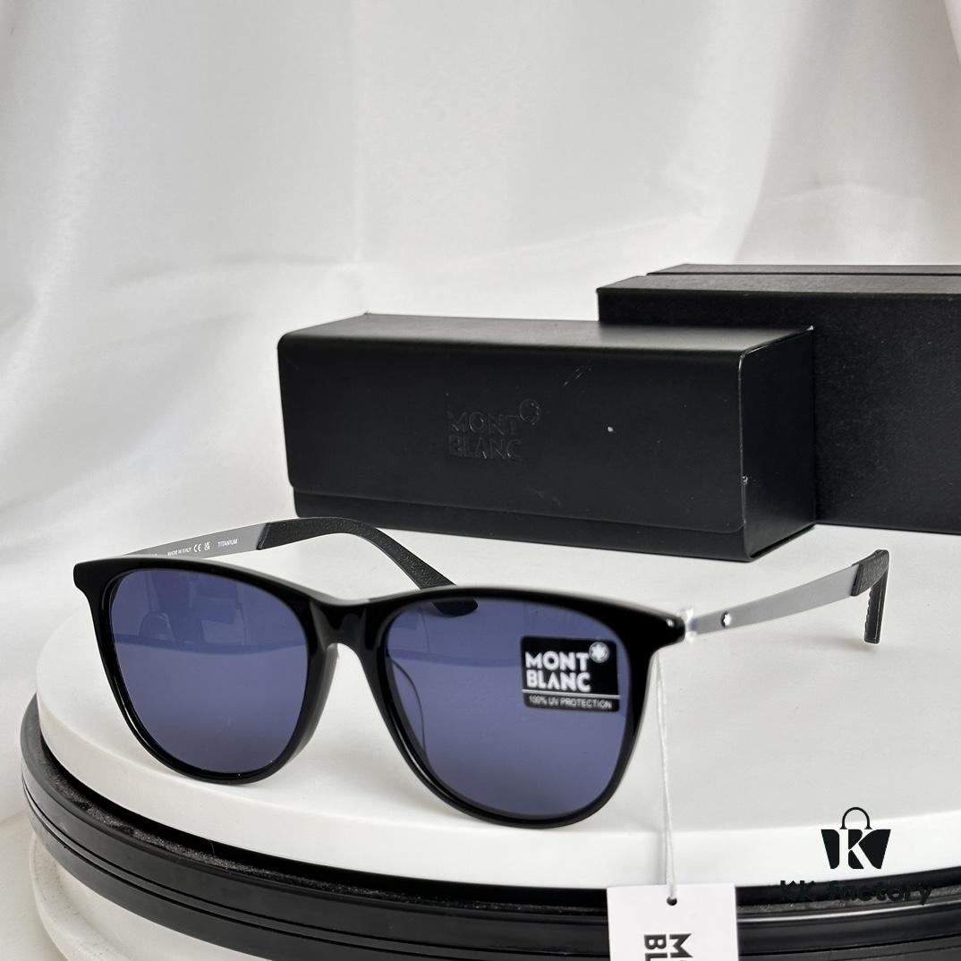 6931f64d3a89a121ed547cf4 MONTBLANC Pure Titanium Model: MB0330S Size: 55□18-145 Sunglasses