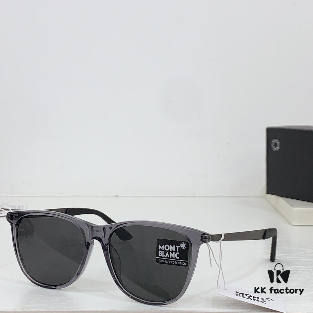 6931f64f3a89a121ed547d07 Montblanc Pure Titanium Original Order High-Quality Rainbow Ring Sunglasses Model MB0330S - Website Synchronized Premium Product Size 55