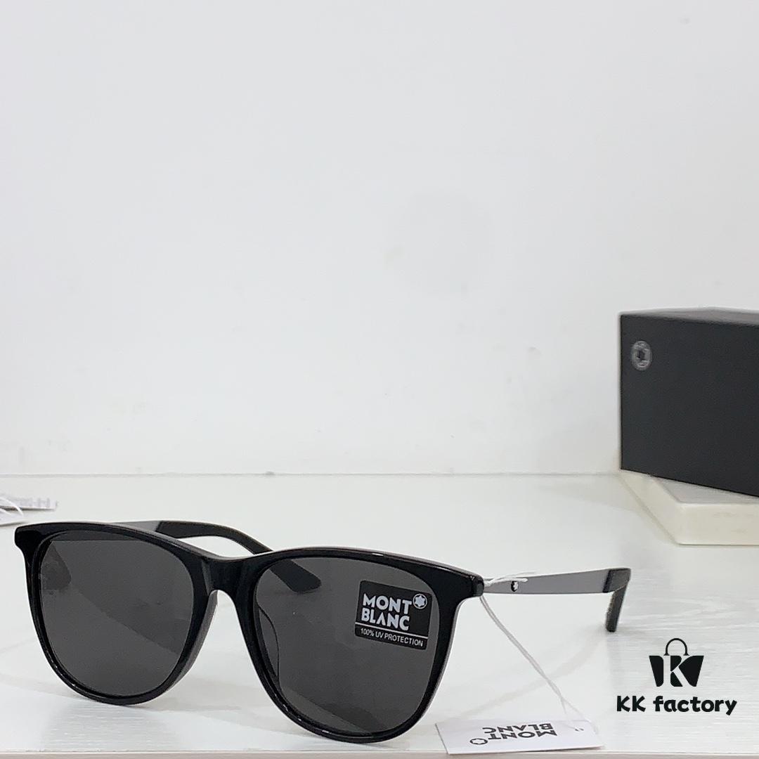 6931f64f3a89a121ed547d09 Montblanc Pure Titanium Original Order High-Quality Rainbow Ring Sunglasses Model MB0330S - Website Synchronized Premium Product Size 55