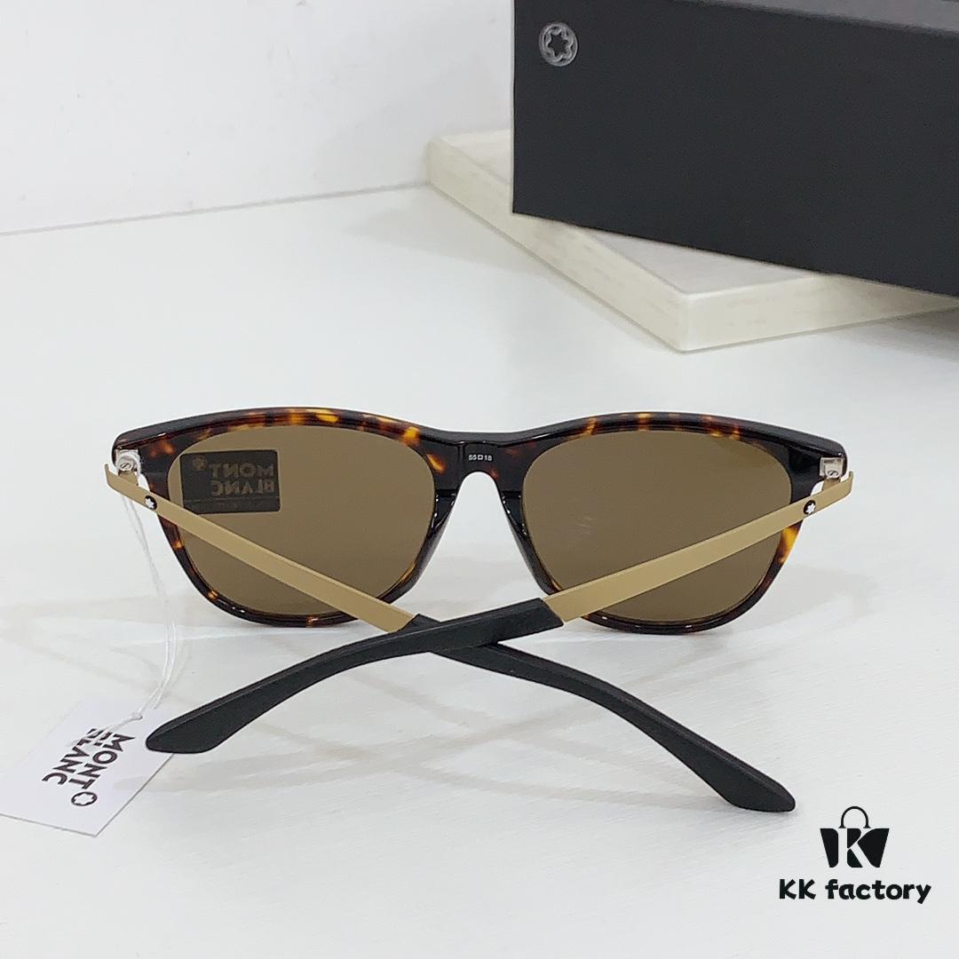 6931f64f3a89a121ed547d0d Montblanc Pure Titanium Original Order High-Quality Rainbow Ring Sunglasses Model MB0330S - Website Synchronized Premium Product Size 55