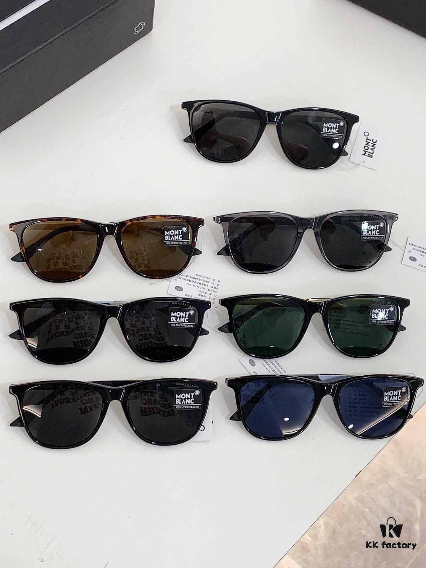 6931f64f3a89a121ed547d0e Montblanc Pure Titanium Original Order High-Quality Rainbow Ring Sunglasses Model MB0330S - Website Synchronized Premium Product Size 55