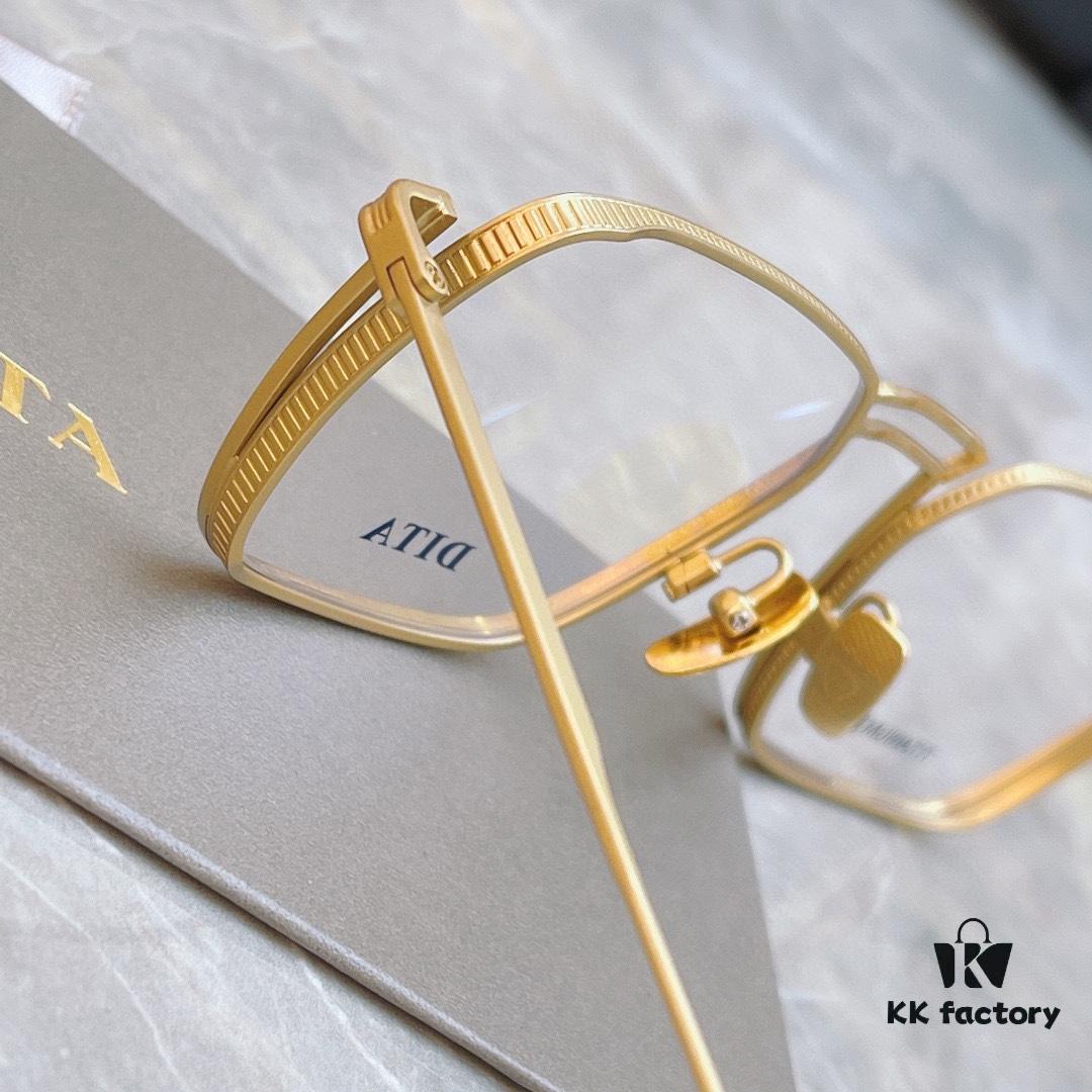 6931f6503a89a121ed547d20 Ultra-light (% Pure Titanium) IP Plated DIT* Tita Model: DTX125 Italian Classic Brand High-quality Blue Light Blocking Lenses, Unique Frame Design with Decorative Bridge, Elegant Silhouette with Refined Lines, Full of Premium Feel... Size: 54-20-145 Eyeglasses Sunglasses