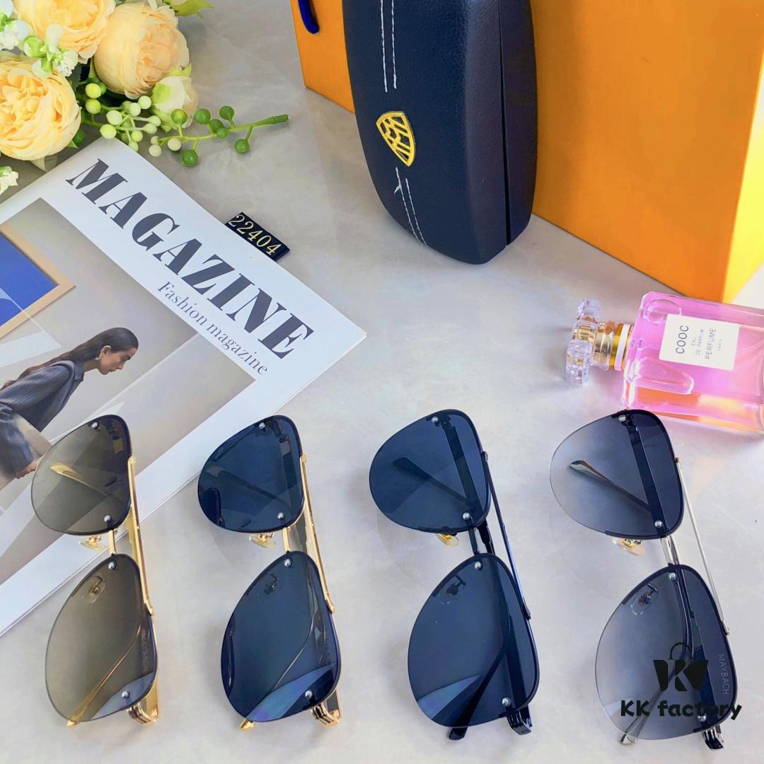 6931f6523a89a121ed547d32 Maybac* Stylish Pilot Sunglasses for Men, Cool Aviator Sun Glasses for Driving, UV Protection Frog-eye Sunglasses, High-Quality Summer Eyewear