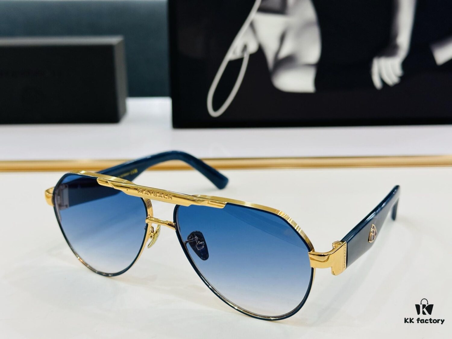 High-Quality MAYBACH Z113 Sunglasses, Exquisite Craftsmanship, Premium Feel, Size: 61-14-142