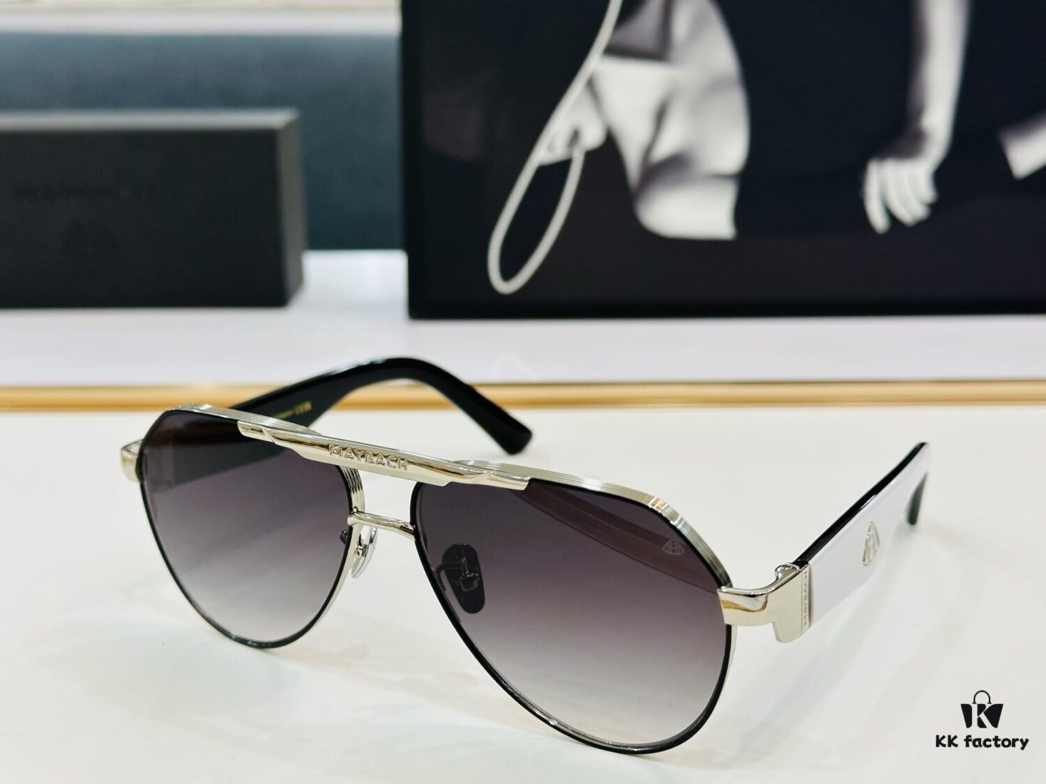 High-Quality MAYBACH Z113 Sunglasses, Exquisite Craftsmanship, Premium Feel, Size: 61-14-142