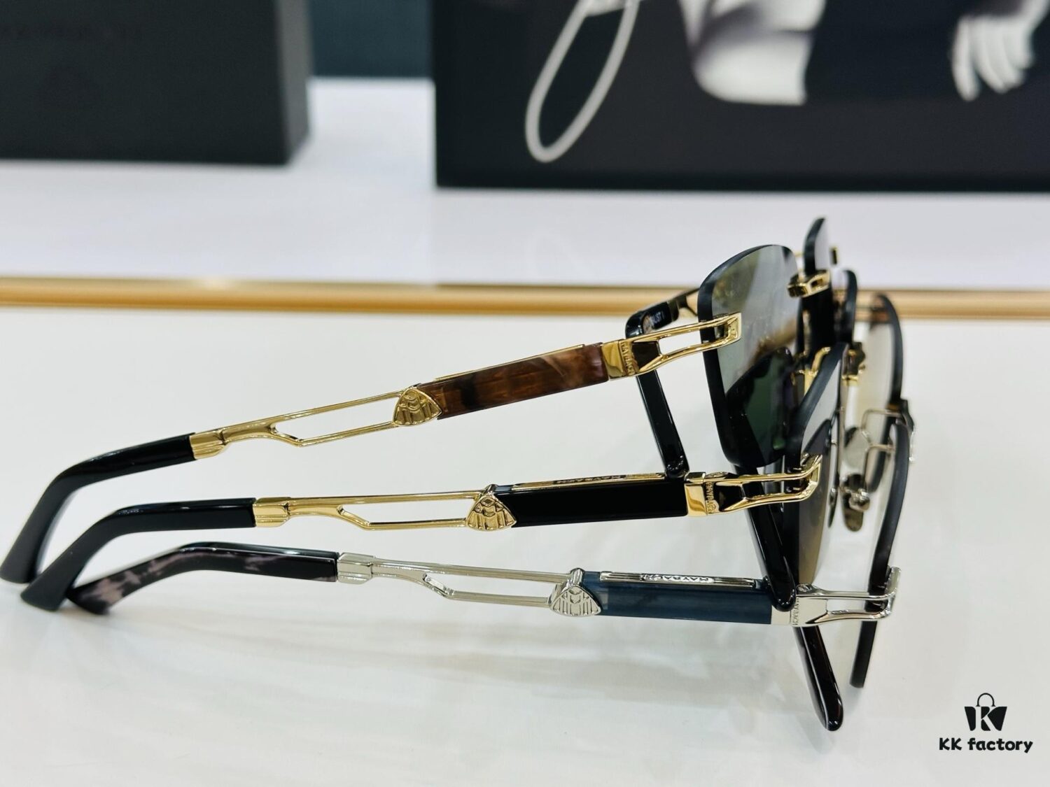 6931f65e3a89a121ed547dee Eyeglasses Sunglasses High Quality MAYBACH ๐๐ Exquisitely Crafted ๐๐ MAYBAC*H Z25 Size: 56-18-145 Premium Texture A+ Quality