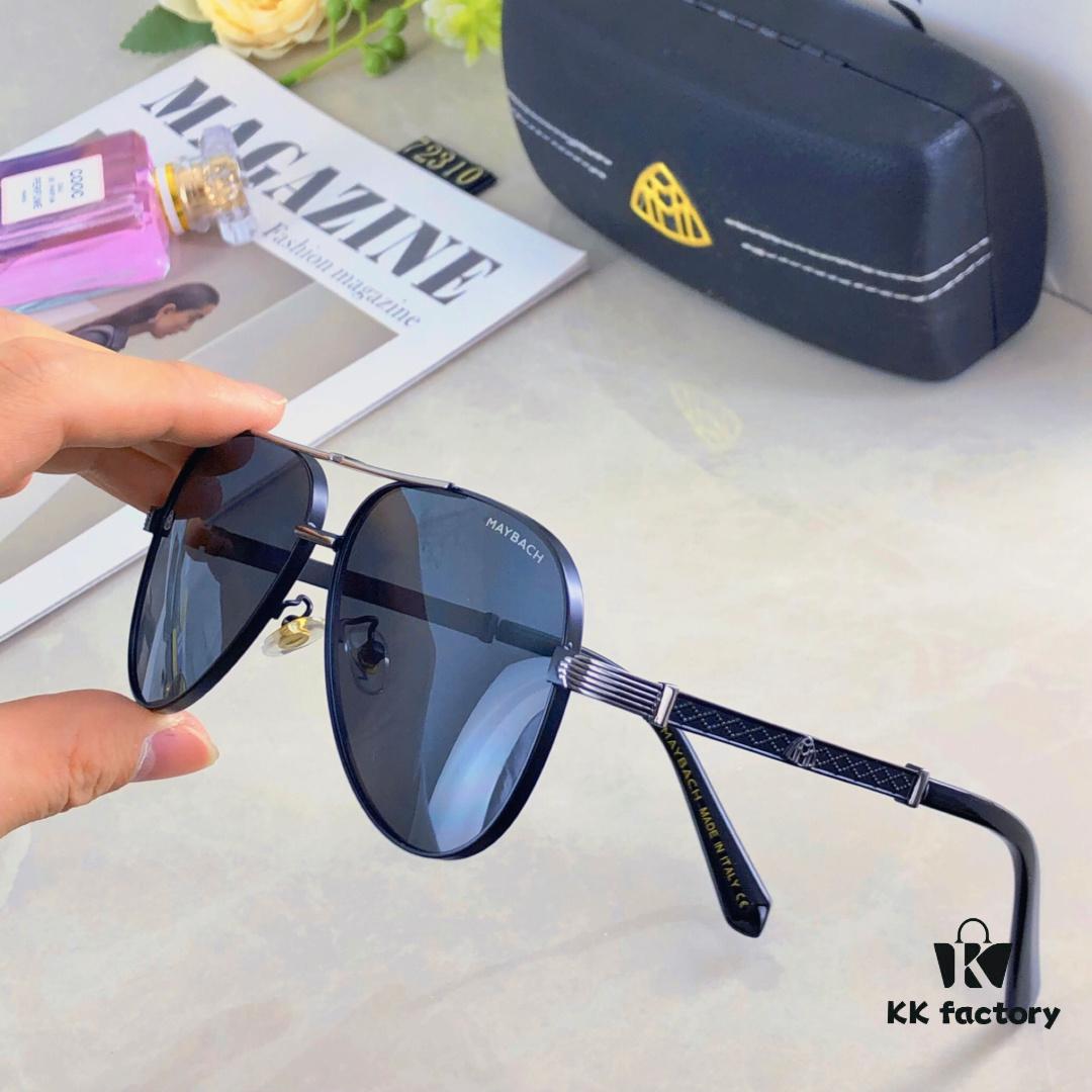 6931f66d3a89a121ed547ec7 Maybac* European and American Fashion Metal Oversized Cat-Eye Sunglasses, Double-Bridge Unisex Pilot Sun Glasses, High-End Large Frame Eyewear