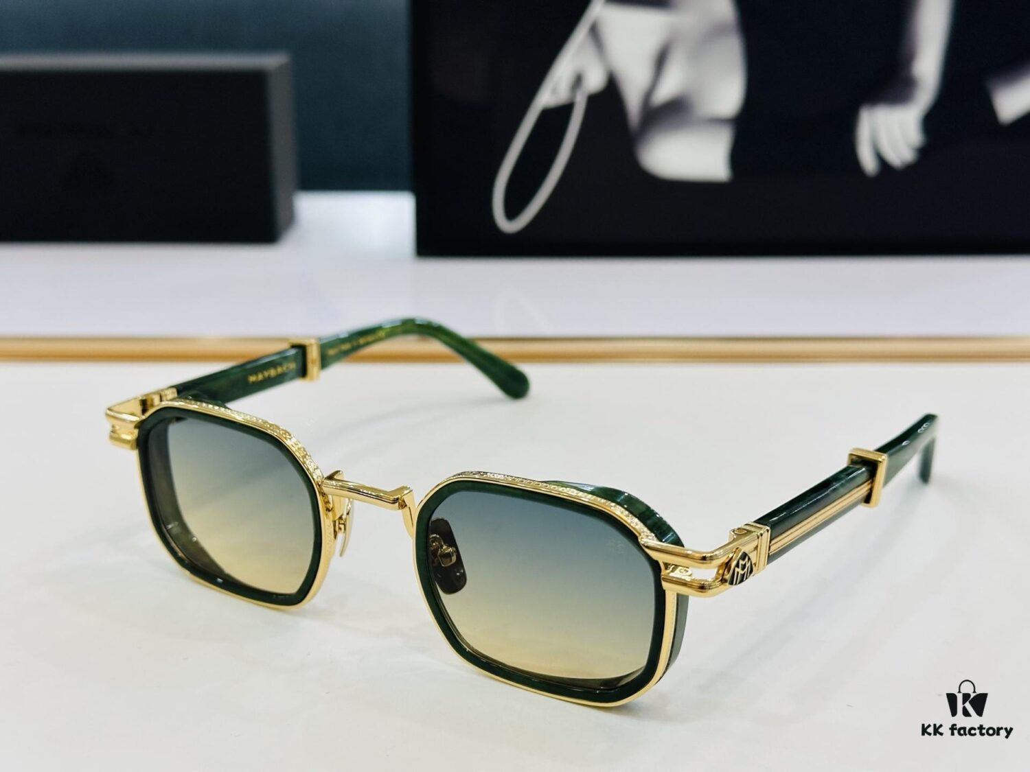 High-Quality MAYBACH Z33 Sunglasses, Exquisite Craftsmanship, Premium Feel, Model 48-26-146